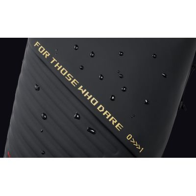 11. ASUS ROG SLASH Backpack Edition 20 plecak Plecak rolowany Czarny Poliester, Skóra woskowana (Pull Up)