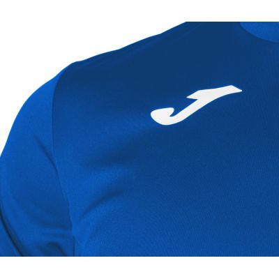 Koszulka piłkarska Joma Combi chłopięca koszulka z krótkim rękawem, regularny krój nie krępuje ruchów, lekka i przyjemna w dotyku, kolor niebieski
