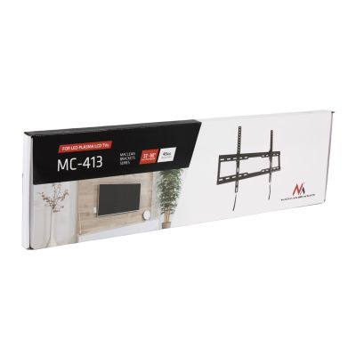 3. MACLEAN UCHWYT DO TV MAX VESA 600X400, 32-80", 45KG, REG. ODCHYLENIA +0°~-10° MC-413
