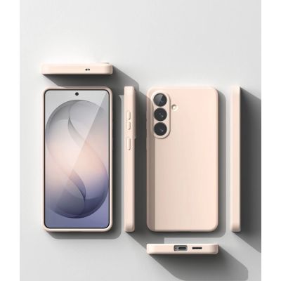 5. Etui Ringke Silicone MagSafe na Samsung Galaxy S26+ - różowe