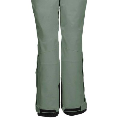 6. Spodnie narciarskie damskie Killtec KSW 249 wodoodporne z odpinanymi szelkami zielone (37559/738)