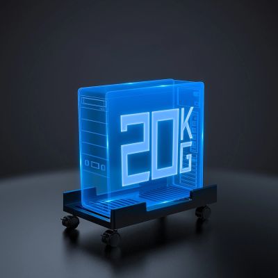 9. Podstawka na komputer Orico CPB3 na kółkach udźwig 20 kg - czarna