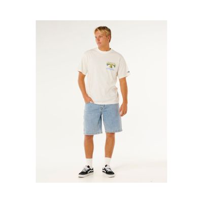 3. Koszulka męska RIP CURL Bells Pro 26 Bell Logo Tee biała