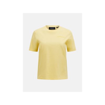 Koszulka PEAK PERFORMANCE Original Small Logo Tee Women żółty