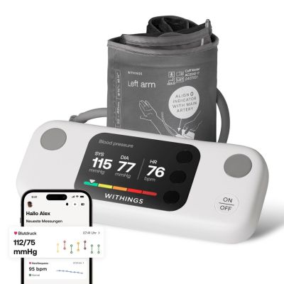 Withings WPM07-08-ALL-INT ciśnieniomierz Przedramię Automatyczny 16 użyt.