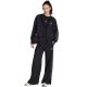 6. Bluza damska adidas Seasonal Essentials Animal Print 3-Stripes Full-Zip Hooded czarna KS8002