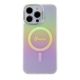 3. Etui Guess IML Iridescent MagSafe do iPhone 15 Pro Max - różowe