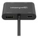 9. Manhattan 154321 adapter kablowy 0,15 m USB Type-C 2 x HDMI Czarny