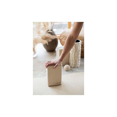 2. Klocek do jogi CASALL Yoga block bamboo brązowy