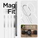 12. Etui Spigen Ultra Hybrid Mag z MagSafe na iPhone 15 - białe