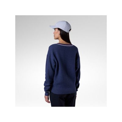 3. Sweter damski ROSSIGNOL W Knitted V Neck granatowy
