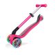 4. Hulajnoga 3-kołowa Globber Foldable Lights Fuchsia Jr 437-110