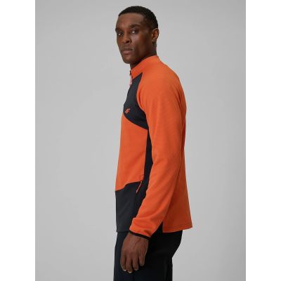3. Bluza trekkingowa regular bez kaptura męska 4F 4FRSS26TFSWM0984-70S