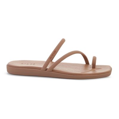 6. CROCS MIAMI TOE LOOP SANDAL W MILK CHOCOLATE 209862-2JJ