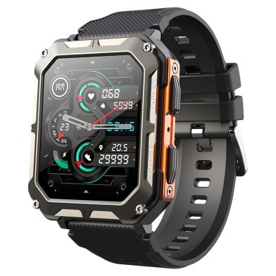 Smartwatch Męski Rubicon RNCF27 BLACK/ORANGE