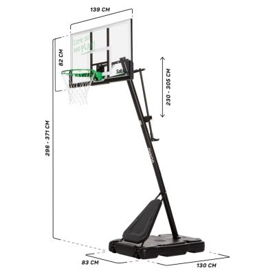 3. Salta Guard kosz  do koszykówki 139 cm x 371 cm