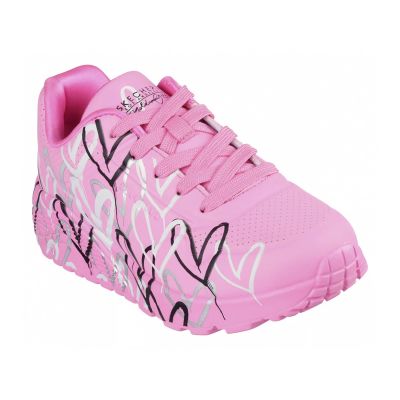 5. Buty Skechers x JGoldcrown Uno Lite - Metallic Love Jr 314067L-HPMT