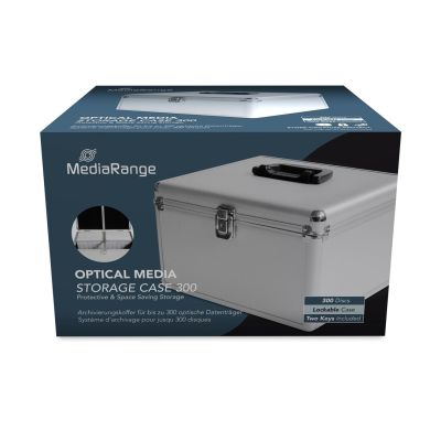 5. MediaRange BOX76 opakowania na płyty CD Obudowa pudełkowa 300 dysków Srebrny