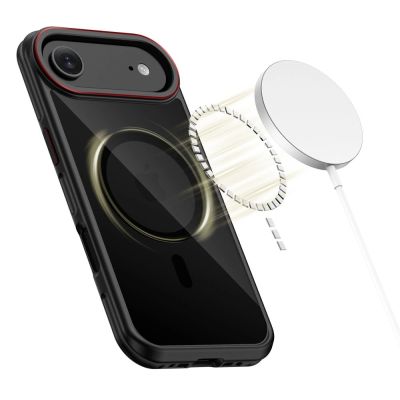 3. Etui Tech-Protect MagHybrid MagSafe na iPhone Air - czarno-czerwone