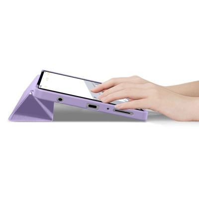 6. Etui TechProtect SmartCase na Samsung Galaxy Tab A9 / A11 8.7 X110 / X115 / X133 / X135 - fioletowe