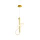 PENDANT LED LIGHT TIGRIS BAR 4000K GOLD