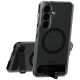 4. Etui CARE by PanzerGlass Black Kickstand & QI na Samsung Galaxy S26+ - przezroczyste