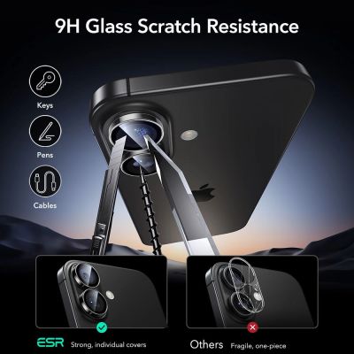 7. Osłona aparatu ESR Armorite na iPhone 16 / 16 Plus / 17 - przezroczyste