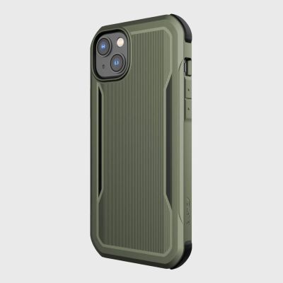 7. Raptic X-Doria Fort Case etui iPhone 14 Plus z MagSafe pancerny pokrowiec zielony