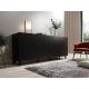 5. Komoda ETNA 200x42x82 czarny mat