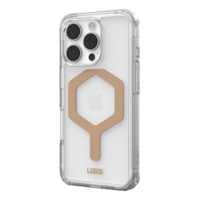 4. Obudowa ochronna UAG Plyo Magsafe do iPhone 16 Pro kompatybilna z MagSafe (ice/gold)