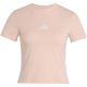 2. Koszulka damska adidas Essentials 3-Stripes Slim Baby pastelowy róż KD2343