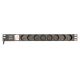 7. GEMBIRD LISTWA ZASILAJĄCA RACK 19" PDU EG-PDU-014-FC14 1U, 16A, 8X FRANCUSKIE GNIAZDO, WTYK C14, KABEL 3M