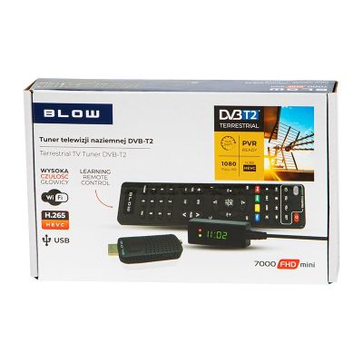 4. BLOW TUNER DVB-T2 7000FHD MINI H.265