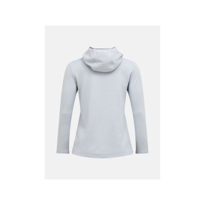 2. Bluza damska PEAK PERFORMANCE W Trail Polartec Power Grid Zip Hood kolor szary