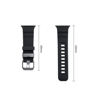 3. Pasek Tech-Protect Motion na Apple Watch 44 / 45 / 46 / 49 mm - czarny