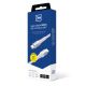 11. Kabel 3mk Hyper 3mk Hyper Cable N-SERIES USB-C / USB-C 1m 20V/3A 60W / biały