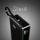 6. Powerbank SBS 20000 mAh 20 W z wbudowanym kablem USB-C i wyświetlaczem cyfrowym - czarny