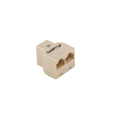 2. LANBERG ZŁĄCZKA SIECIOWA RJ45 -> 2X RJ45 AD-RJ45-2RJ45-OU