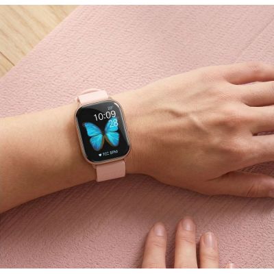 12. Smartwatch Gravity Różowy Pasek + Bransoleta GT43-1