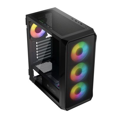 21. LOGIC OBUDOWA LOGIC PORTOS ARGB MIDI USB 3.0 BLACK