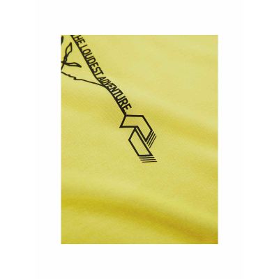 4. Koszulka męska PEAK PERFORMANCE M Wool-Blend Shortsleeve kolor żółty