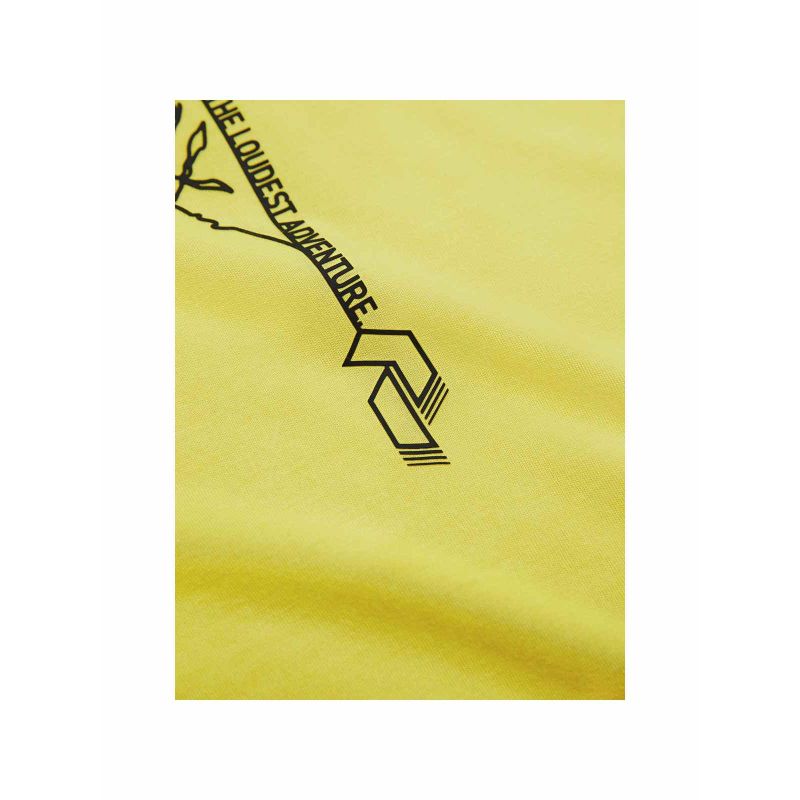 4. Koszulka męska PEAK PERFORMANCE M Wool-Blend Shortsleeve kolor żółty