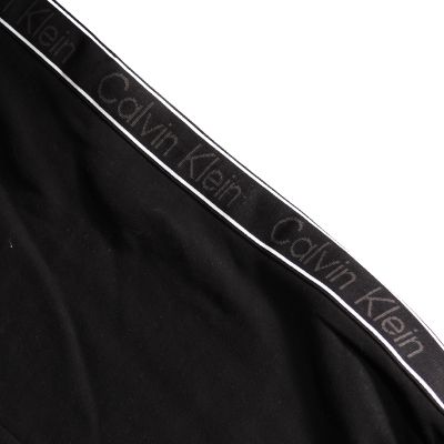 3. Spodnie dresowe dresy Calvin Klein Fleece Logo Tape Jogger Black - LZ04LE291G-UB1