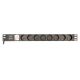 2. GEMBIRD LISTWA ZASILAJĄCA RACK 19" PDU EG-PDU-014-F 1U, 16A, 8X FRANCUSKIE GNIAZDO, WTYK SCHUKO, KABEL 3M