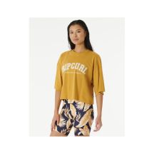 T-Shirt RIP CURL Seacell Crop Heritage Tee żółty