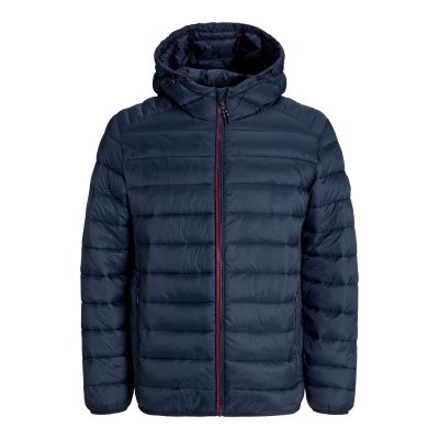 2. Jack&Jones męska kurtka puchowa JJEBRADLEY LIGHT PUFFER HOOD NOOS 12280970 SKY CAPTAIN
