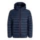 2. Jack&Jones męska kurtka puchowa JJEBRADLEY LIGHT PUFFER HOOD NOOS 12280970 SKY CAPTAIN