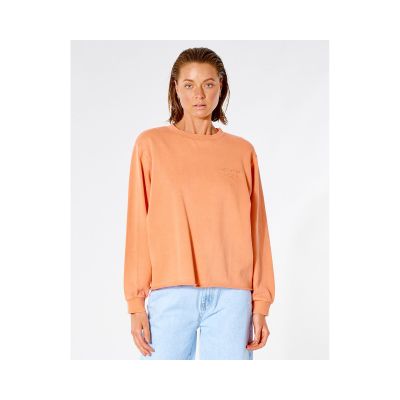 5. Bluza RIP CURL Icons Of Surf Crew - koral
