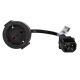 3. Kabel Akyga AK-PC-10A (C14 / IEC C14 / IEC 320 C14 M - Schuko F; 0,15m; kolor czarny)