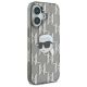 4. Etui Karl Lagerfeld IML Karl Head Electroplated na iPhone 16 - czarne